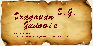 Dragovan Gudović vizit kartica